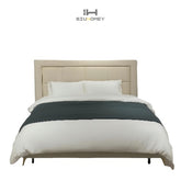 SK50 Modern Upholstered Bed Frame with Headboard