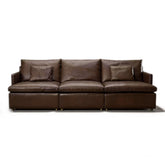Mocha Leather Sofa