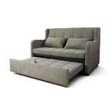 Mint Green Fabric Sleeper Sofa Bed
