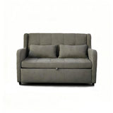 Mint Green Fabric Sleeper Sofa Bed