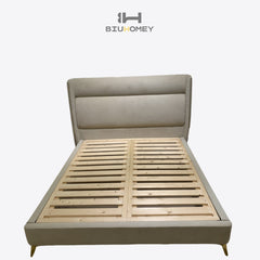 SK52 Upholstered Beds with Diamond-patterned Headboard