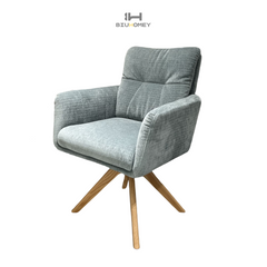 Biuhomey leisure blue sofa chair with armrests