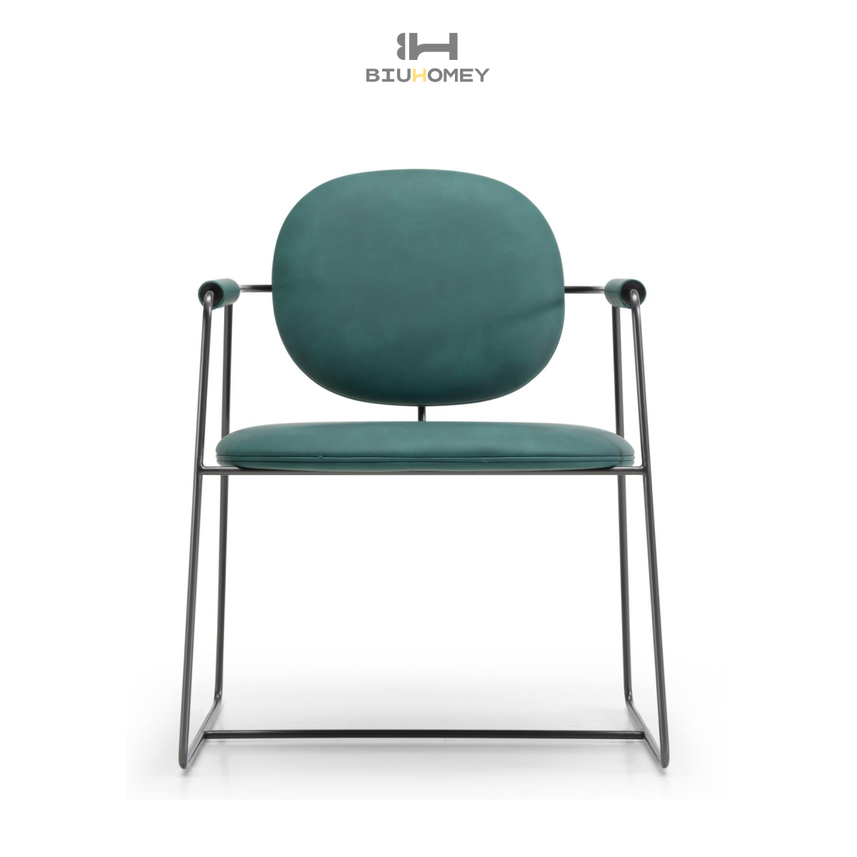 Silla de comedor Biuhomey de cuero artificial de moda | D-HY3018A