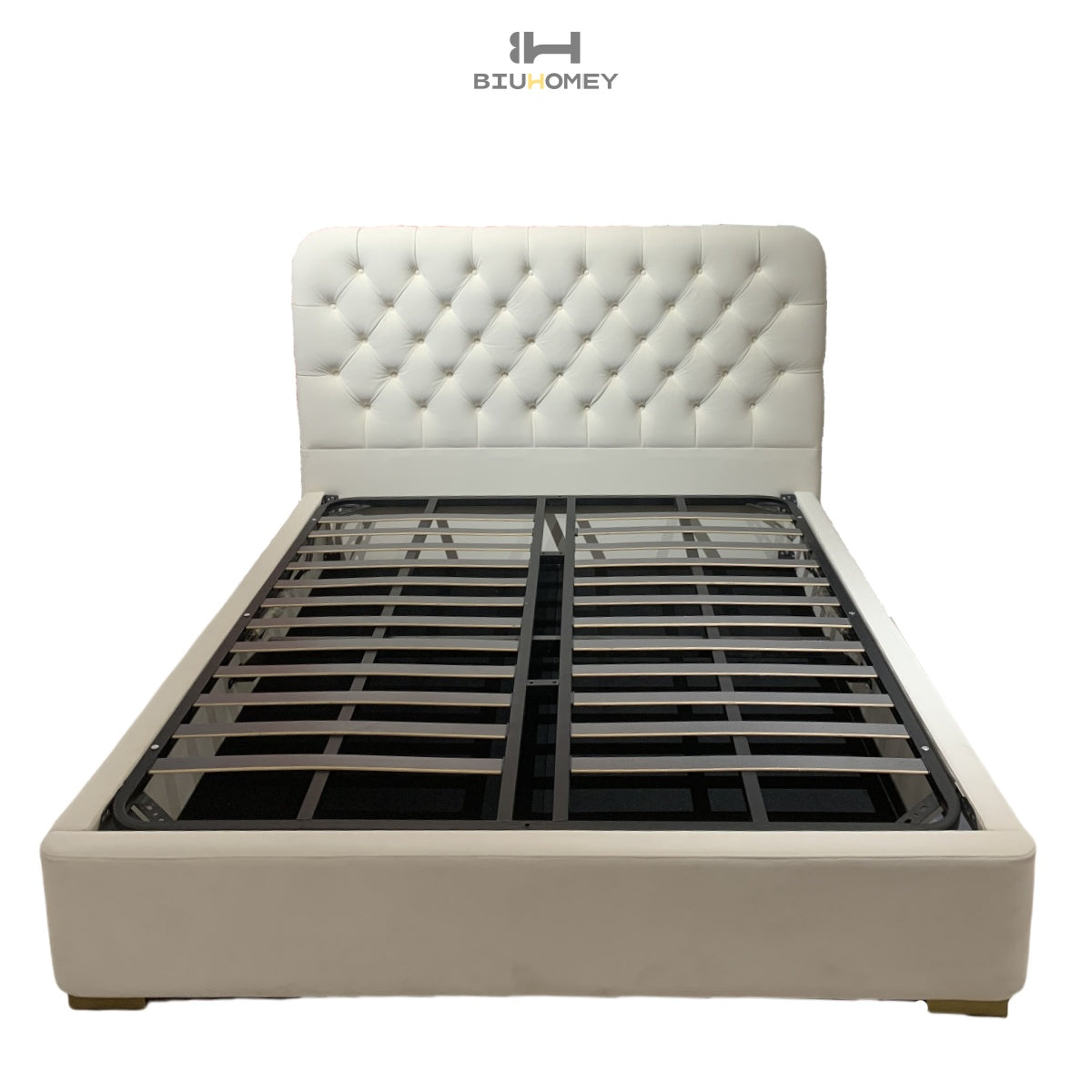sk118 white bed frame pic