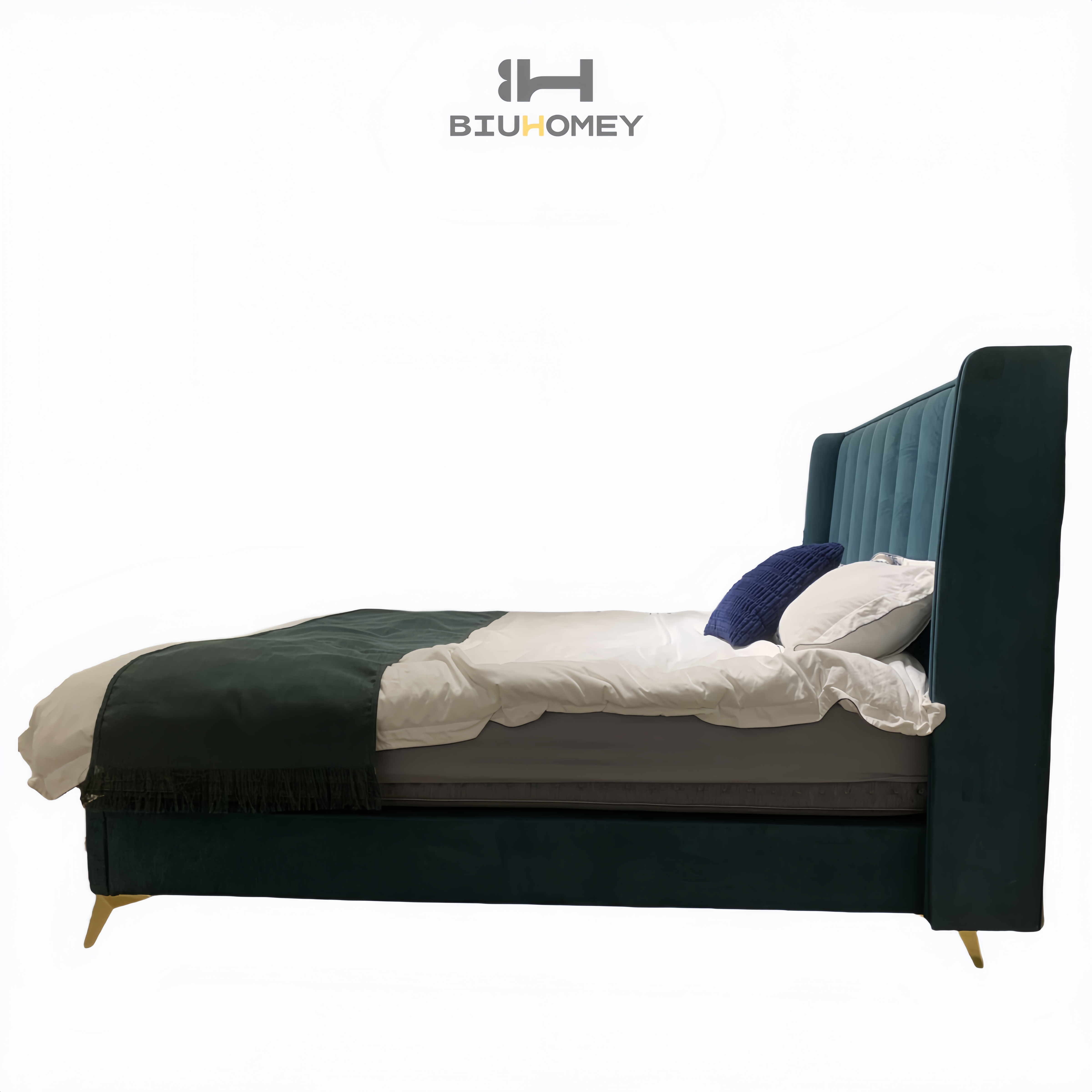 sk63 green bed frame side face