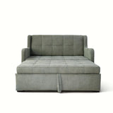 Mint Green Fabric Sleeper Sofa Bed