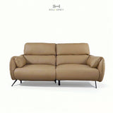 Khaki Power Loveseat Recliner Sofa