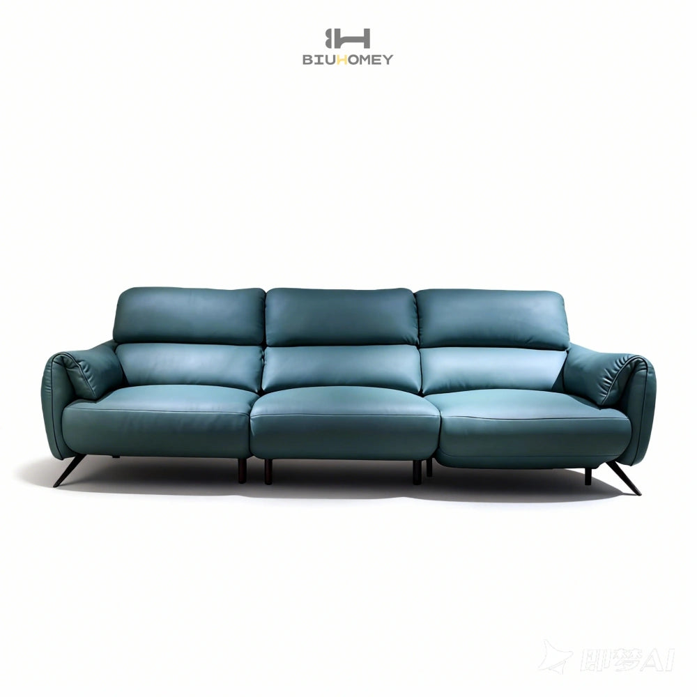Lake Blue Reclining Sofa