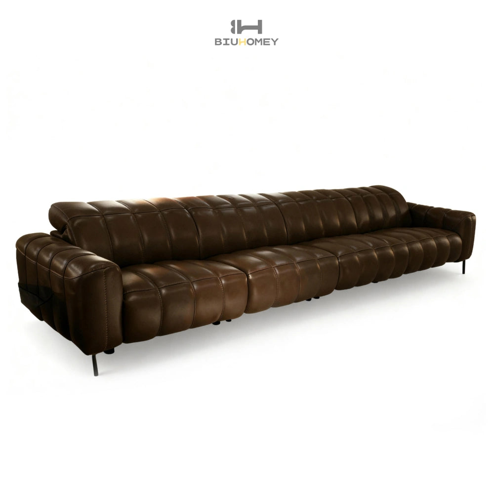 Chestnut Power Reclining Sofa