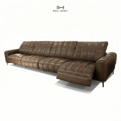 Chestnut Power Reclining Sofa