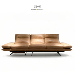 Ochre Manual Reclining Sofa