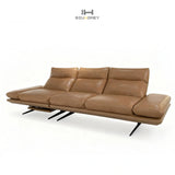Ochre Manual Reclining Sofa