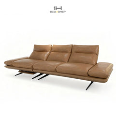 Ochre Manual Reclining Sofa