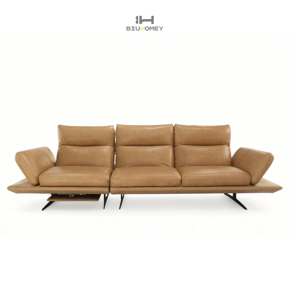 Ochre Manual Reclining Sofa