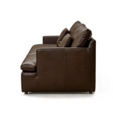 Mocha Leather Sofa