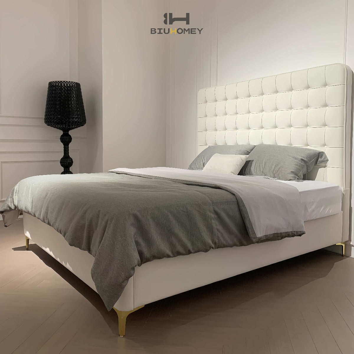 sk109 lattice backrest soft bed scene picture