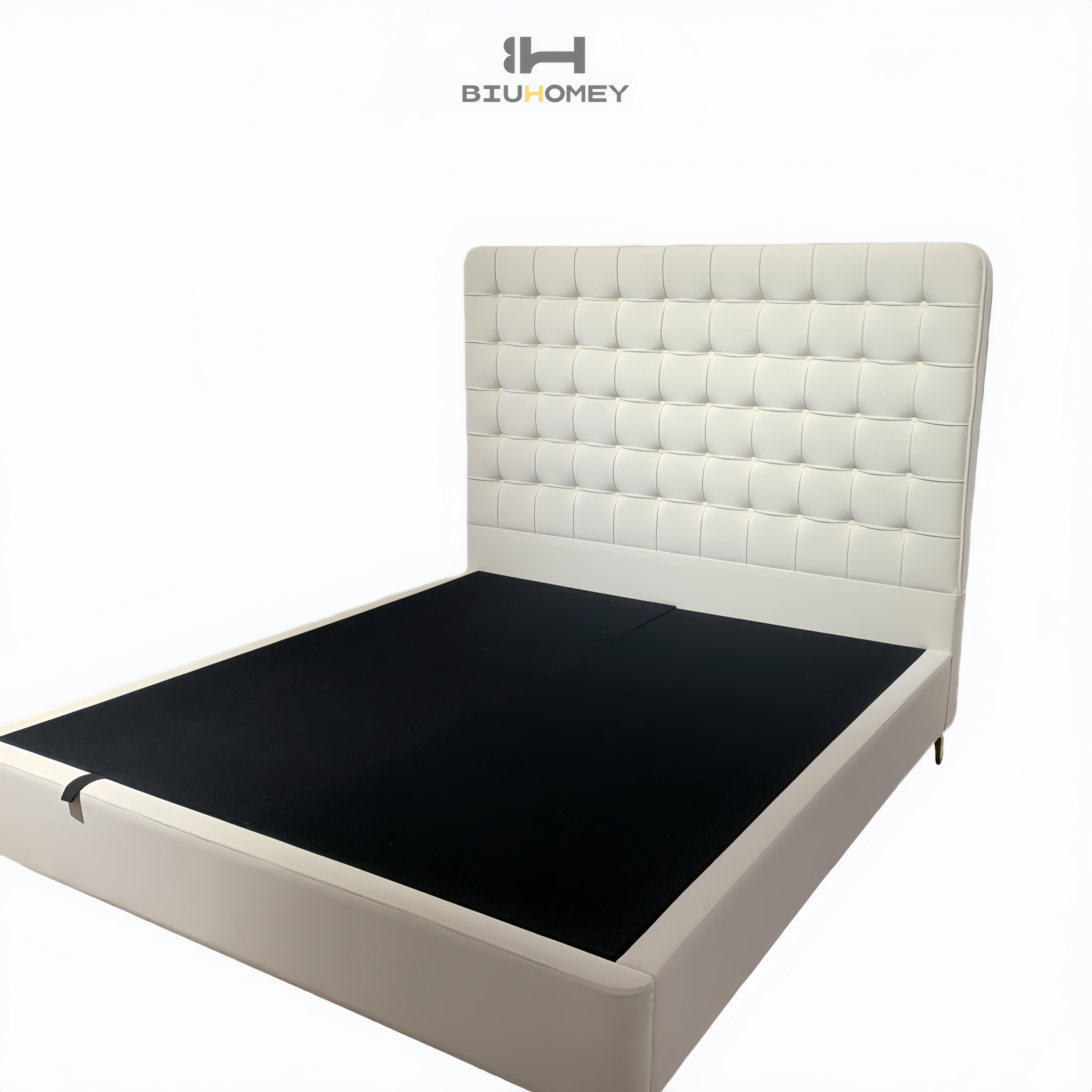 sk109 lattice back soft bed and bed board display