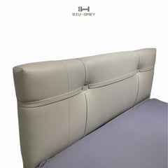 sk113 Flesh pink textured leather backrest detail