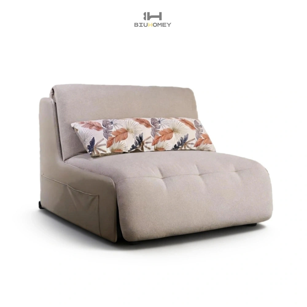 Taupe Power Sleeping Chair Bed
